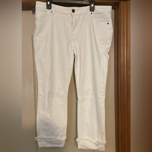 White KUT from the Kloth jeans size 14